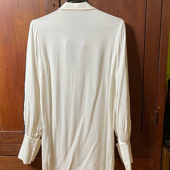 Nisse Blouse - Bouffant Sleeve - striped blue/gold - like new - Picture 2 of 5